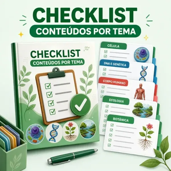 Checklist de conteúdos por tema