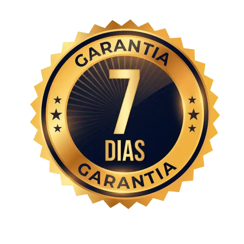 Selo de garantia de 7 dias